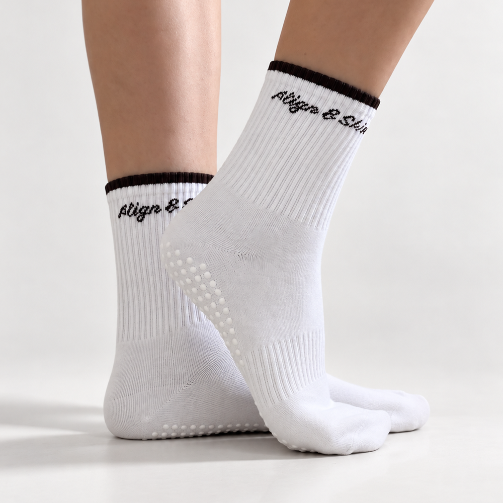 Align & Shine Grip Socks 4-Pack