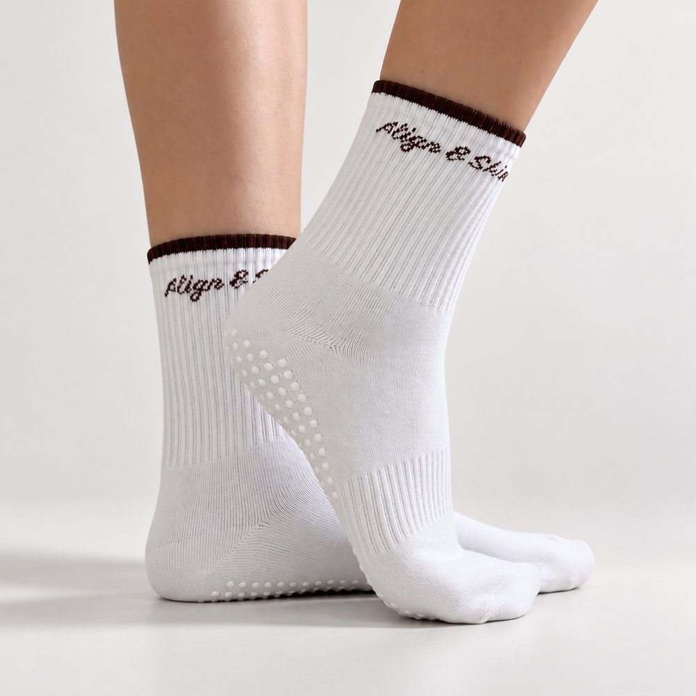Align & Shine Grip Socks 4-Pack