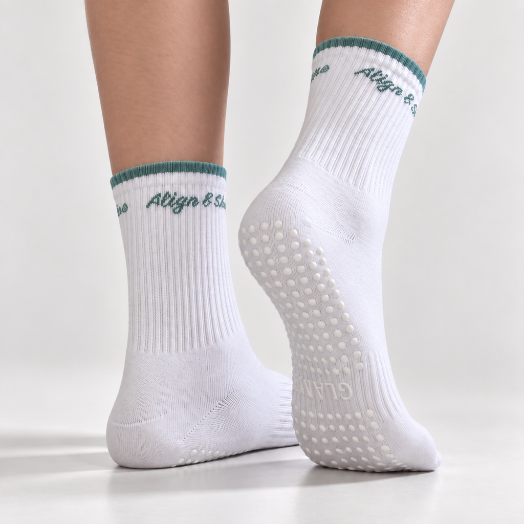 Align & Shine Grip Socks 4-Pack