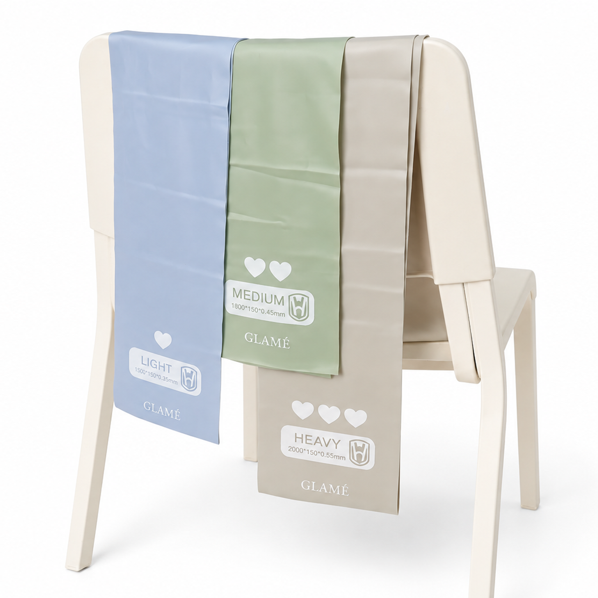 Long Resistance Bands (Set of 3)