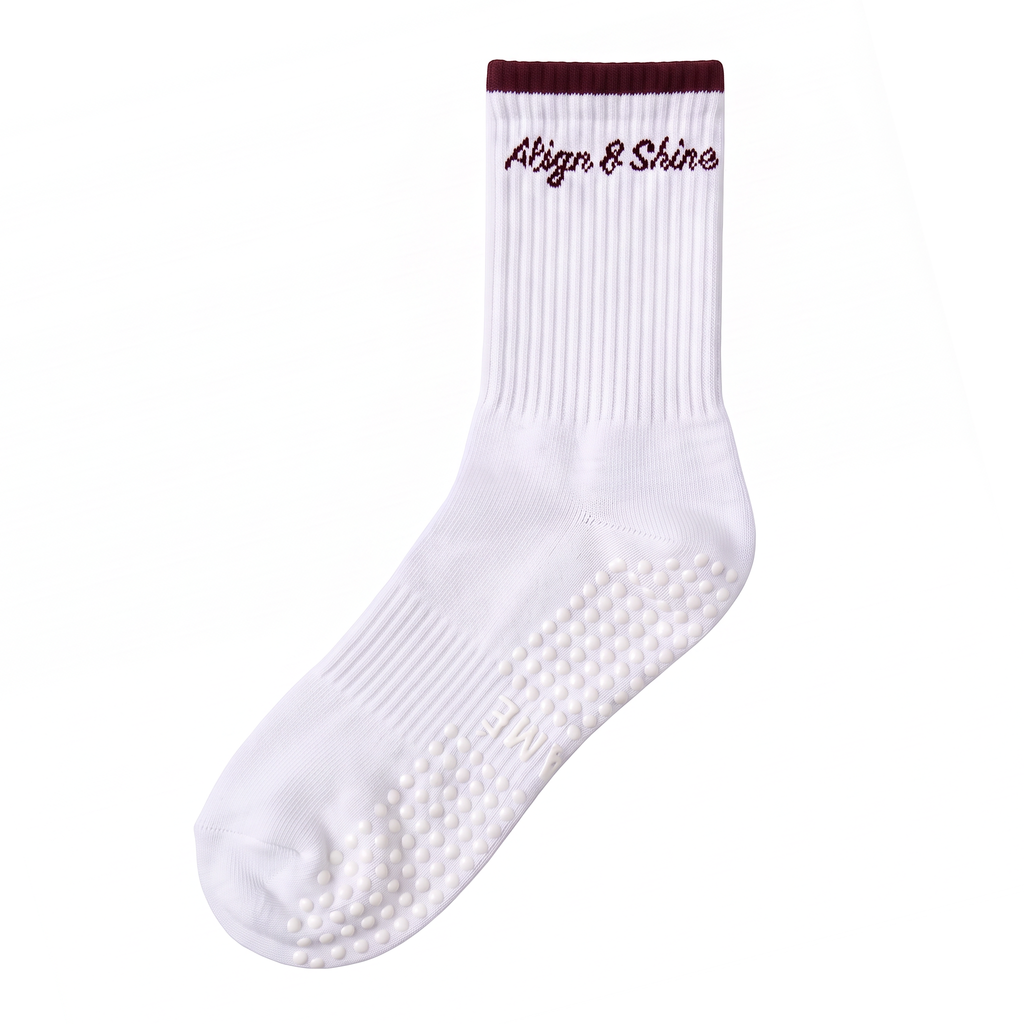Align & Shine Grip Socks
