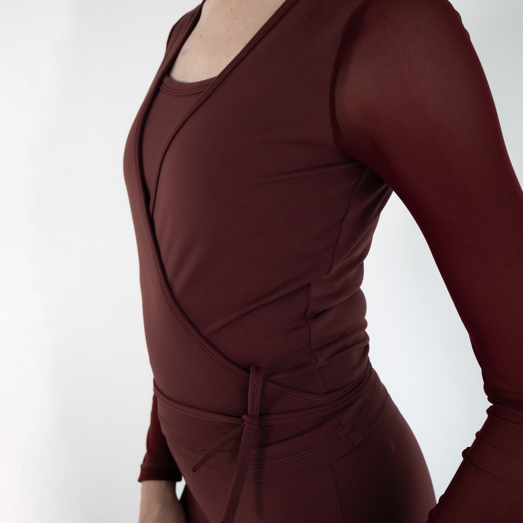 Aurora Wrap Top